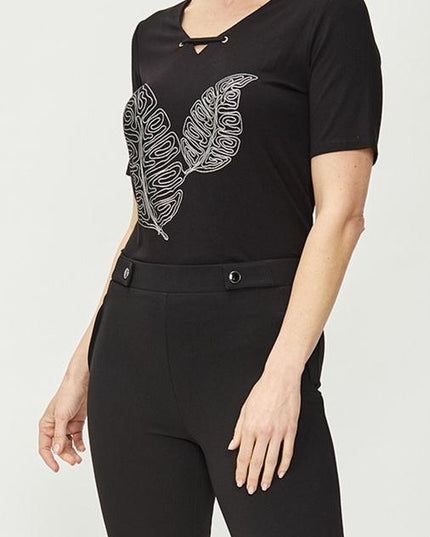 POLERA MA GRIFFE ESTAMPADA