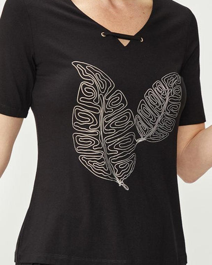 POLERA MA GRIFFE ESTAMPADA