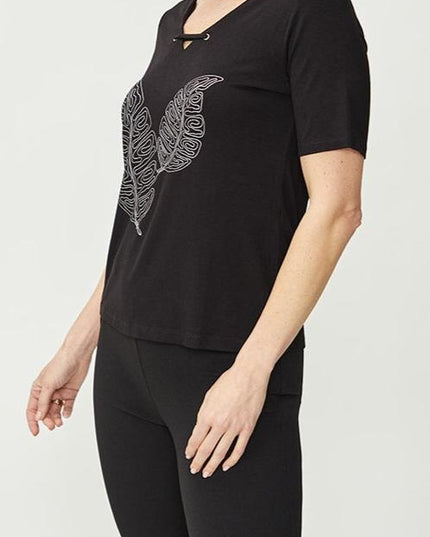 POLERA MA GRIFFE ESTAMPADA