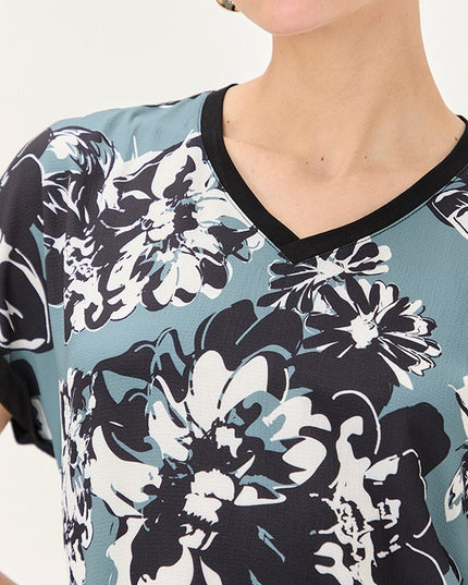 POLERA MA GRIFFE ESTAMPADA