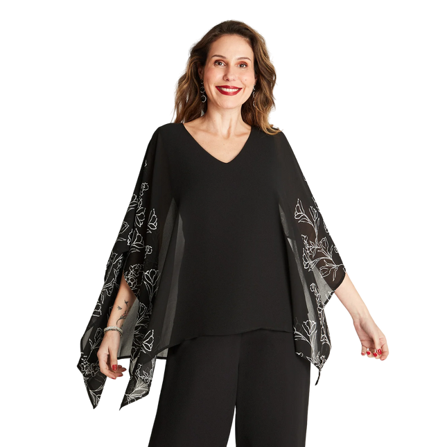 BLUSA LORENZO DI PONTTI TUNICA DE GASA ESTAMP