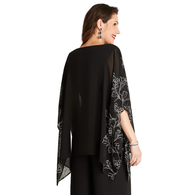 BLUSA LORENZO DI PONTTI TUNICA DE GASA ESTAMP