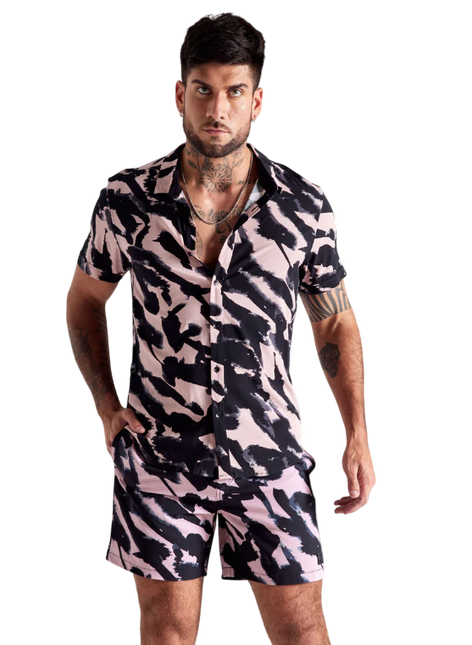 CAMISA J.J.O FULL PRINT PINCELAZOS
