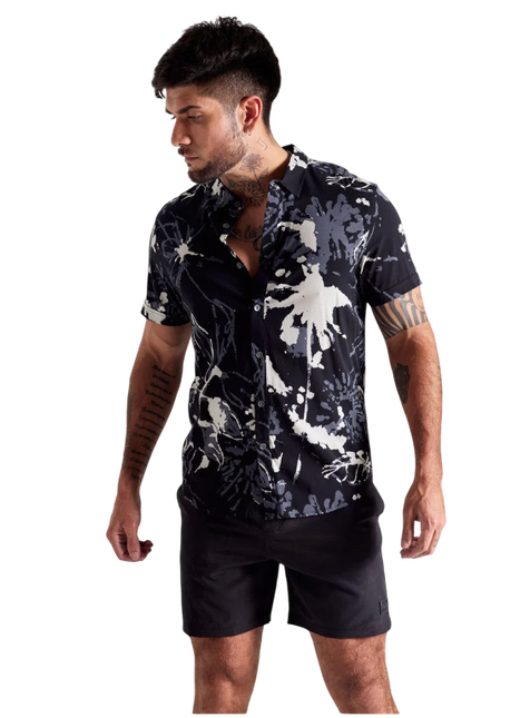 CAMISA J.J.O PRINT MANCHAS ABSTRACTAS