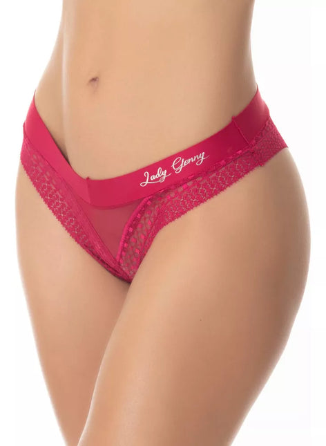 TANGA LADY GENNY ENCAJE Y MALLA