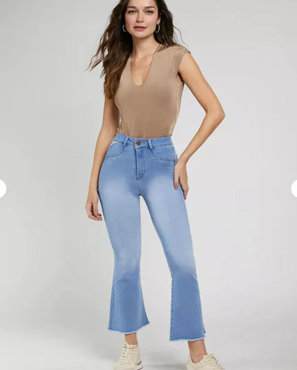 JEANS AMALIA FLARE CROP