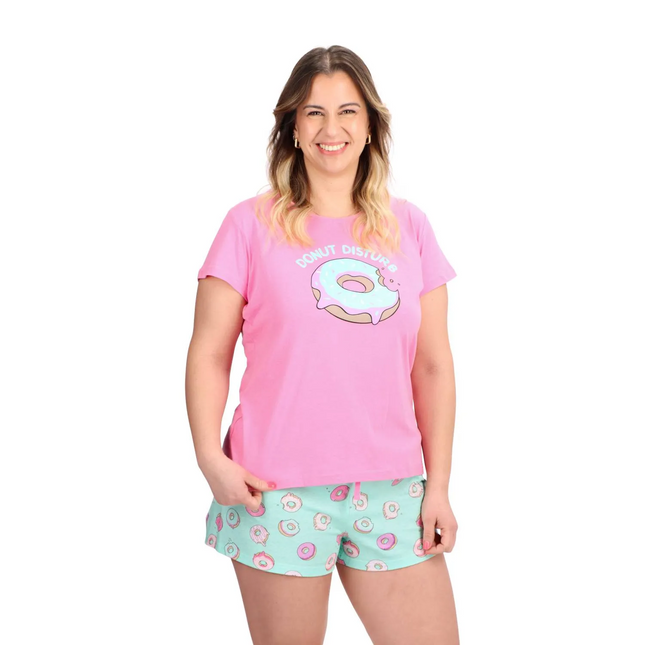 PIJAMA CAFFARENA CORTO ALGODÓN