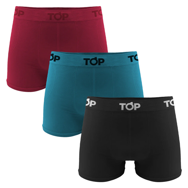 PACK 3 BOXER TOP MICROFIBRA SIN CONSTURA