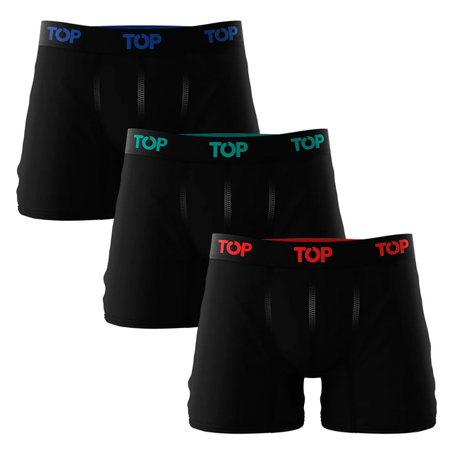 PACK TOP 3 BOXER COTTON - LYCRA