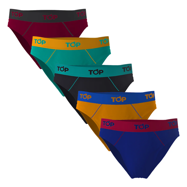 PACK 5 SLIP TOP ALGODÓN BASIC