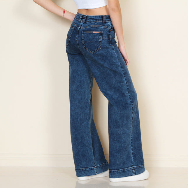 JEANS WADOS WIDE LEG TIRO ALTO