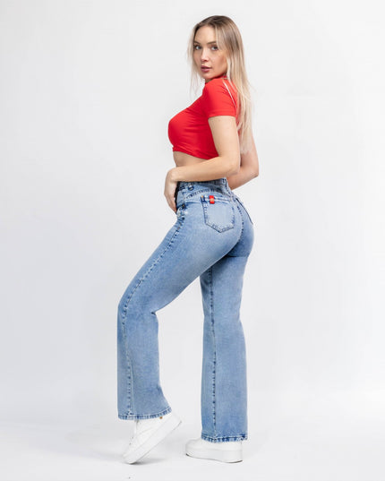 JEANS MOHICANO BIO MEDIO PASADOR DOBLE BOLS.