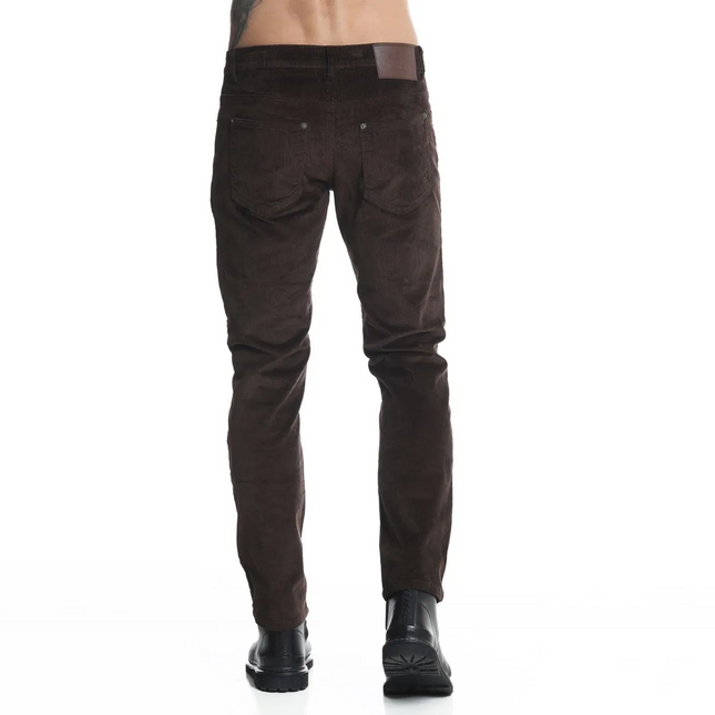 PANTALON ELLUS COTELÉ SLIM TIRO MEDIO
