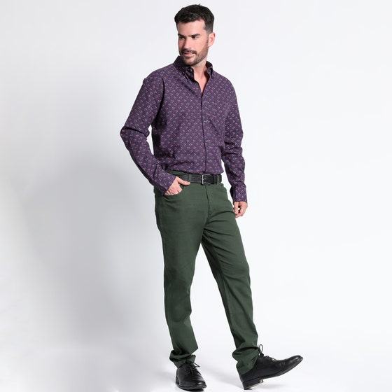 CAMISA KOTTING FRANELA REGULAR FIT ESTAMP. - MAWI