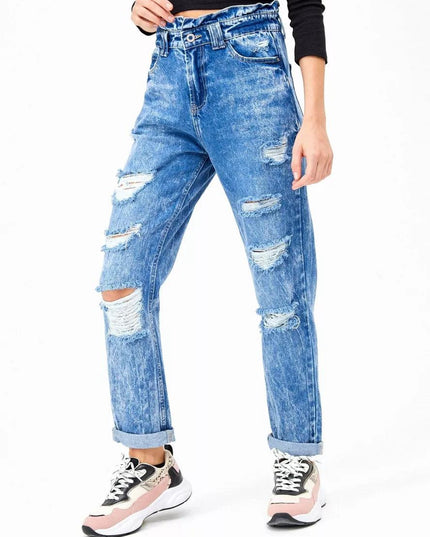 JEANS J.J.O MOM ROTURAS - MAWI