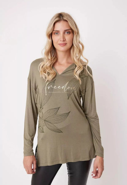 POLERA GIVE ESTAMPADO APLIC. - MAWI