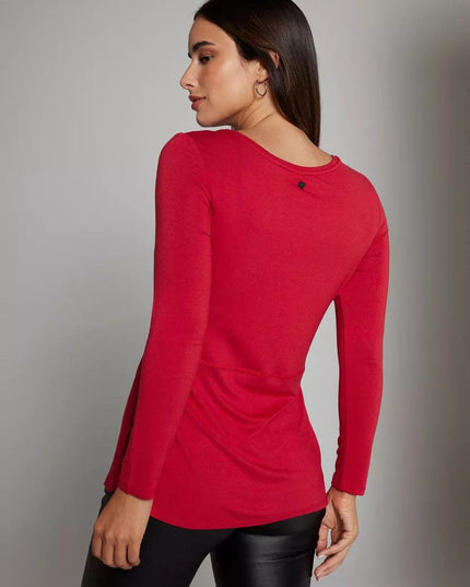 POLERA J.J.O MANGA LARGA CORTES Y GRAFICA BR - MAWI