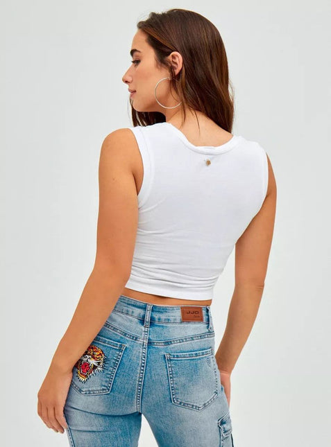 POLERA J.J.O MC FRUNCIDO COSTADOY GRAFICA FR - MAWI