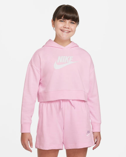 POLERON NIKE NSW CLUB FT CROP HOODIE - MAWI