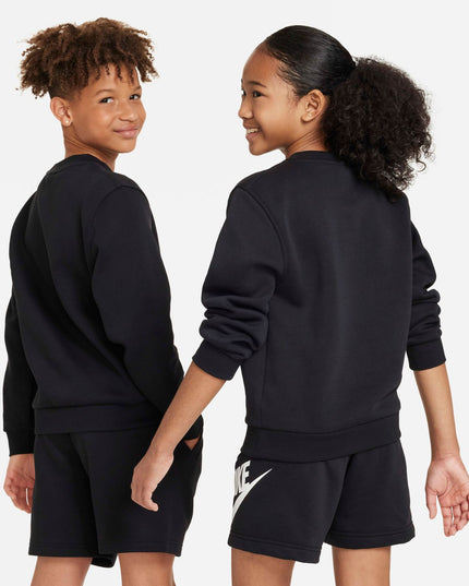 POLERON NIÑOS NIKE NSW CLUB FLC CREW LS LBR
