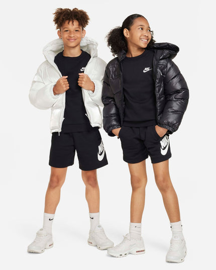 POLERON NIÑOS NIKE NSW CLUB FLC CREW LS LBR