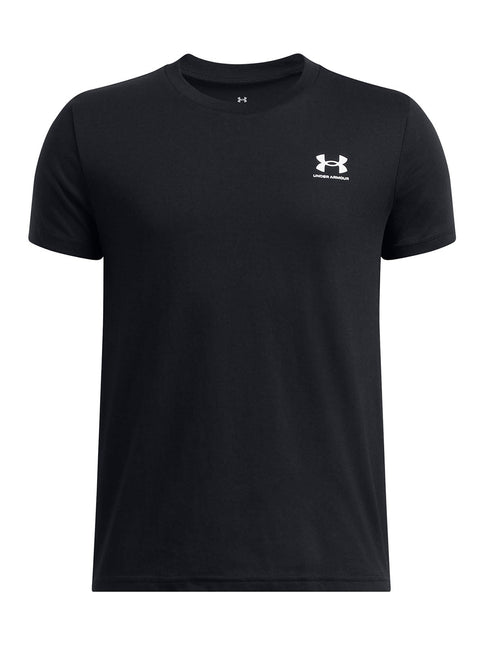 Polera Under Armour Sportstyle en color negro niño