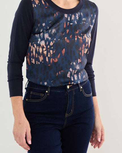 POLERA MA GRIFFE ESTAMPADA