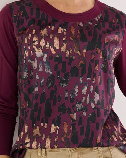 POLERA MA GRIFFE ESTAMPADA