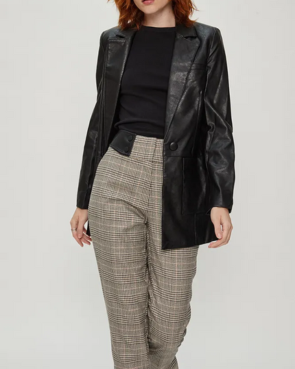 BLAZER IO PU TEXTURA