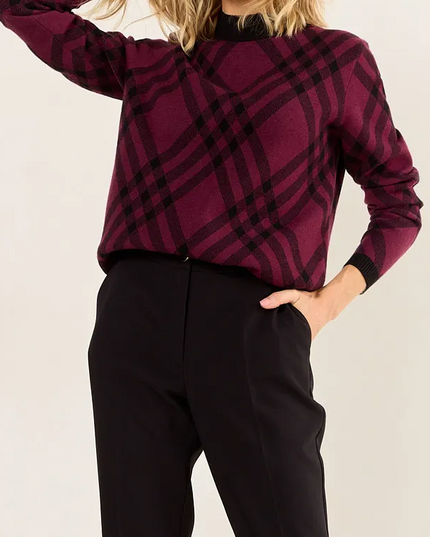 SWEATER MA GRIFFE FANTASIA MA GRIFFE en color negro.