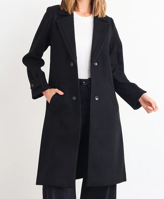 Chaqueton Io Liso IO en color negro.