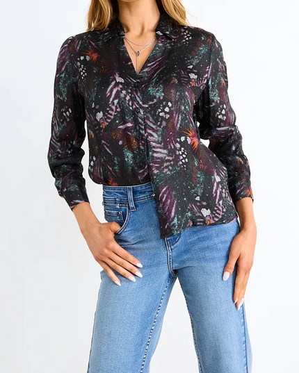 Prenda ASH Blusa Ash Fantasia Semiformal en color multicolor.