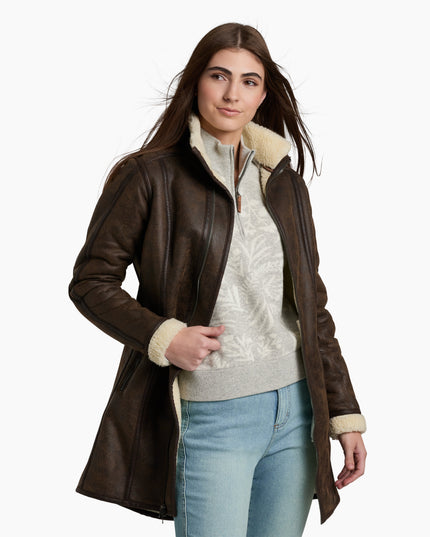 Parka Kuhl Dani Sherpa Trench Kuhl en color xs