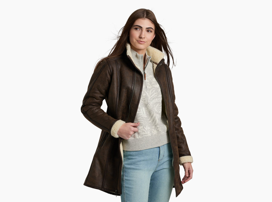 Parka Kuhl Dani Sherpa Trench Kuhl en color xs