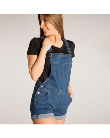 JARDINERA CAT DENIM SHORT ALL
