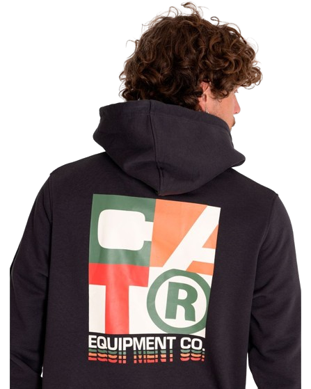 POLERON CAT GRAPHIC PULLOVER HOODIE