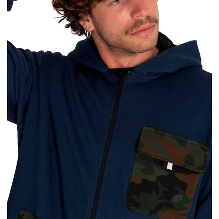 POLERON CAT UTILITY HOOD BANNER FULL ZIP