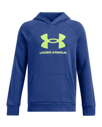 POLERON NIÑO UNDER ARMOUR RIVAL FLC BL NIÑO