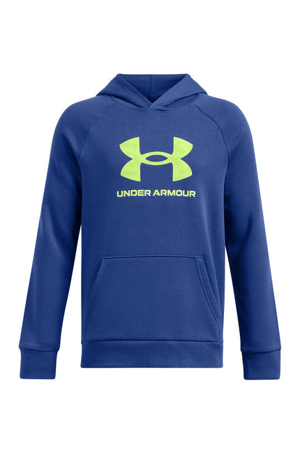 POLERON NIÑO UNDER ARMOUR RIVAL FLC BL NIÑO