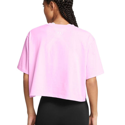 POLERA UNDER ARMOUR BOXY CROP BRANDED