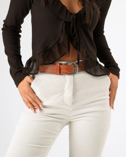 Accesorio HUMANA cinturon humana en color cafe