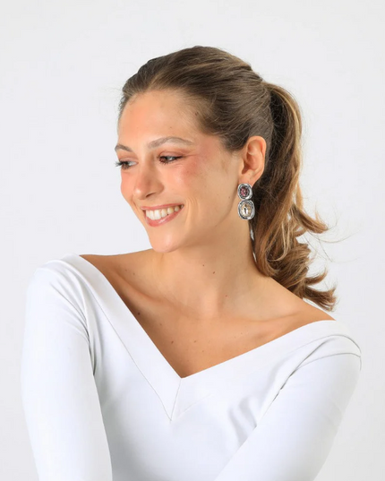 Aro Humana Hana HUMANA en color plateado.