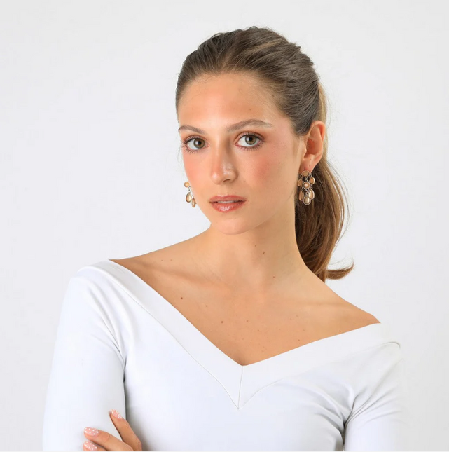 Aro Humana Asha HUMANA en color dorado.