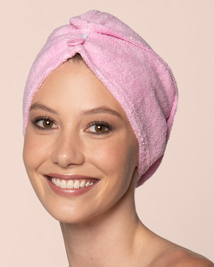 SET TOALLA LADY GENNY DE CABELLO & GORRO DE BAÑO