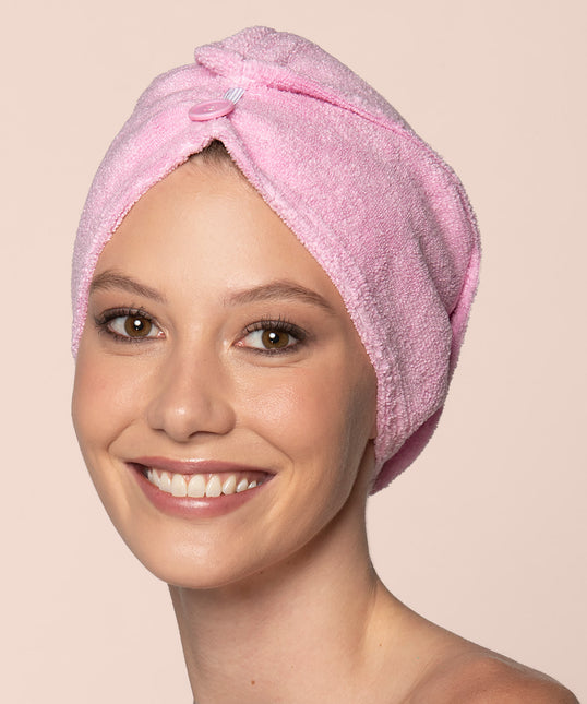 SET TOALLA LADY GENNY DE CABELLO & GORRO DE BAÑO
