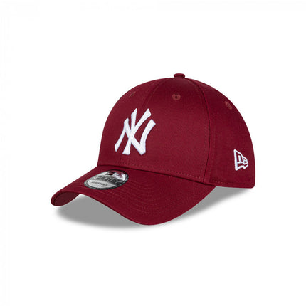 Jockey New Era 9FORTY Core NY Yankees en color rojo cardenal