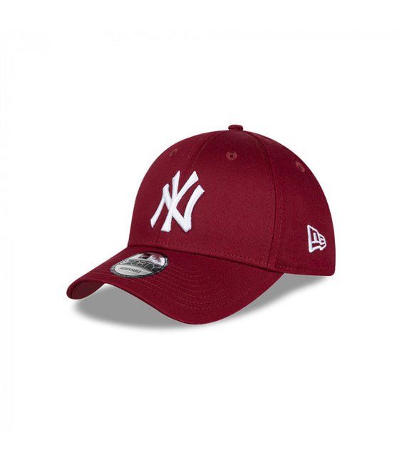 Jockey New Era 9FORTY Core NY Yankees en color rojo cardenal