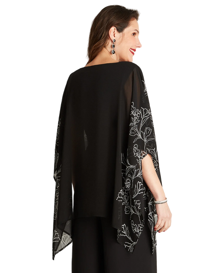 BLUSA LORENZO DI PONTTI TUNICA DE GASA ESTAMP