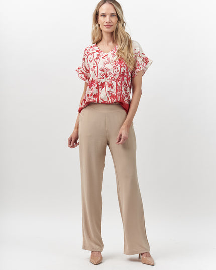 BLUSA GIVE V ESTAMPADA M/C,AMMARRA ESPALDA