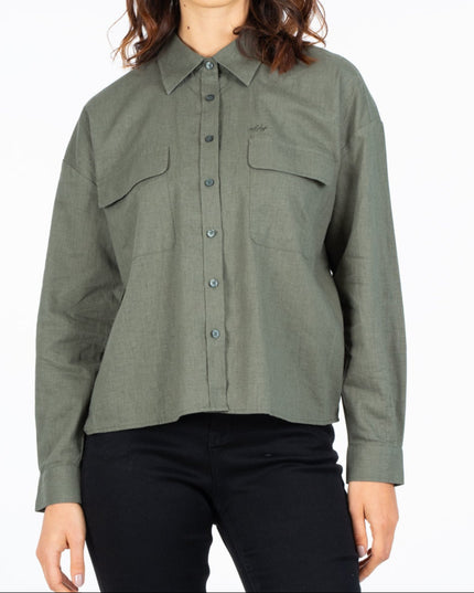 BLUSA ELLUS OVERSIZE LINEN COTTON
